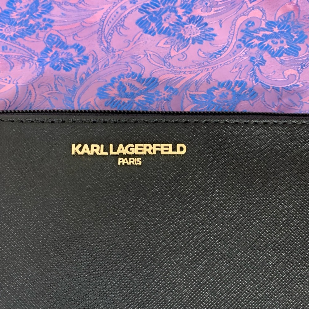 *NWT* Karl Lagerfeld Paris Two-Piece Envelope Wristlet Clutch Set - Picture 6 of 13